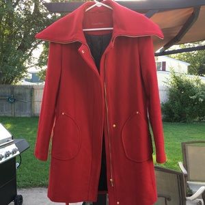 Calvin Klein Perfect Red deep pockets Coat